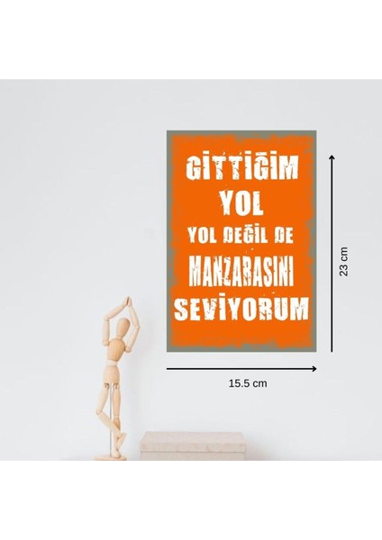 Ahşap Retro Mdf Poster , Komik Sözler , Duvar Yazıları , Manzara , Tarih , Edebiyat - TBL0450