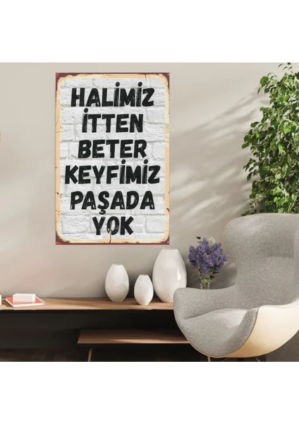 Durusoy Shop Center Ahşap Retro Mdf Poster , Komik Sözler , Duvar Yazıları , Manzara ,  Tarih , Edebiyat - TBL0341