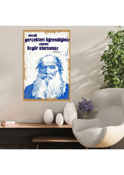 Ahşap Retro Mdf Poster , Komik Sözler , Duvar Yazıları , Manzara , Tarih , Edebiyat - TBL0439