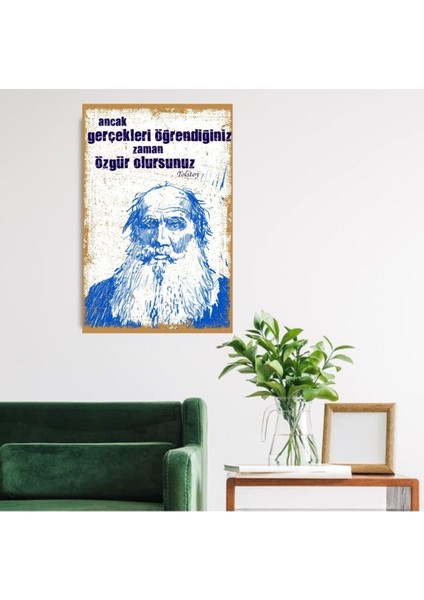 Ahşap Retro Mdf Poster , Komik Sözler , Duvar Yazıları , Manzara , Tarih , Edebiyat - TBL0439