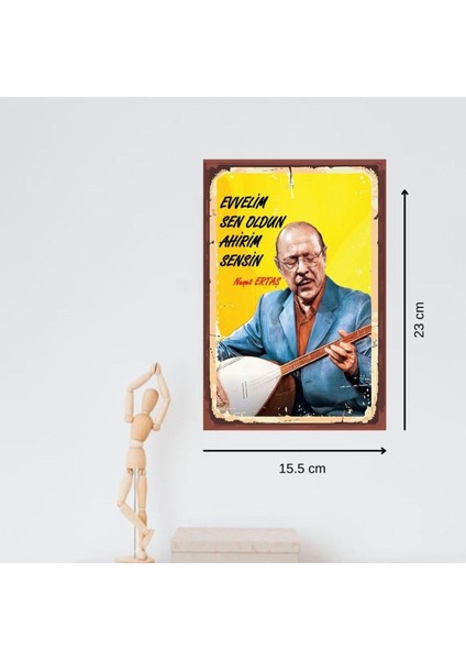 Ahşap Retro Mdf Poster , Komik Sözler , Duvar Yazıları , Manzara , Tarih , Edebiyat - TBL0349