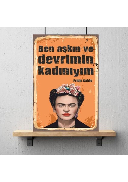 Ahşap Retro Mdf Poster , Komik Sözler , Duvar Yazıları , Manzara , Tarih , Edebiyat - TBL0433