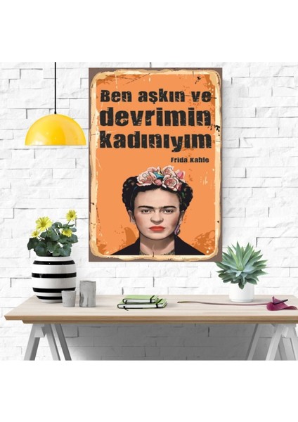 Ahşap Retro Mdf Poster , Komik Sözler , Duvar Yazıları , Manzara , Tarih , Edebiyat - TBL0433
