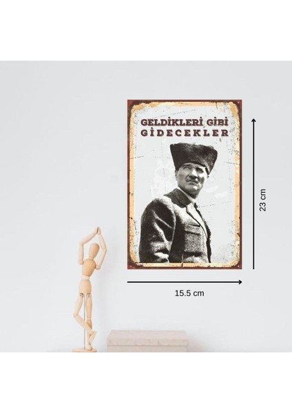 Ahşap Retro Mdf Poster , Komik Sözler , Duvar Yazıları , Manzara , Tarih , Edebiyat - TBL0438