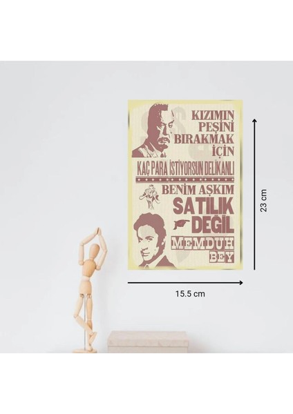 Ahşap Retro Mdf Poster , Komik Sözler , Duvar Yazıları , Manzara , Tarih , Edebiyat - TBL0149