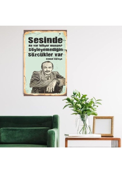 Ahşap Retro Mdf Poster , Komik Sözler , Duvar Yazıları , Manzara , Tarih , Edebiyat - TBL0430