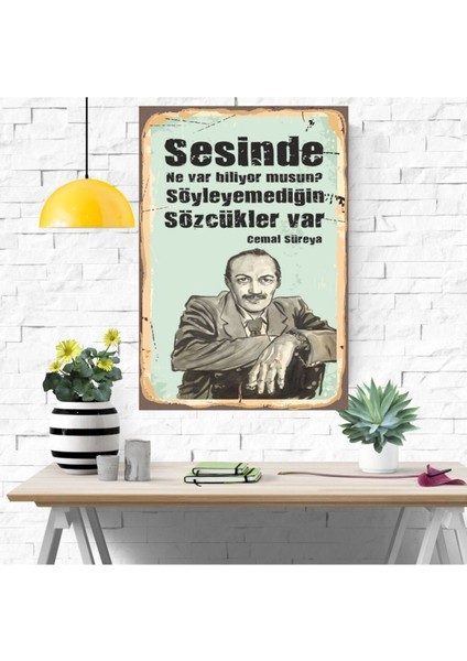 Ahşap Retro Mdf Poster , Komik Sözler , Duvar Yazıları , Manzara , Tarih , Edebiyat - TBL0430