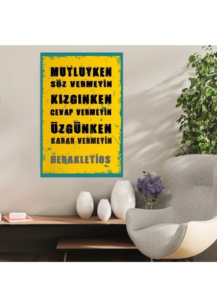 Ahşap Retro Mdf Poster , Komik Sözler , Duvar Yazıları , Manzara , Tarih , Edebiyat - TBL0404