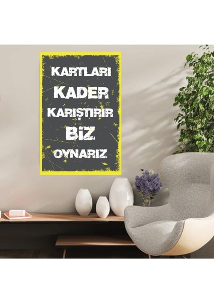 Ahşap Retro Mdf Poster , Komik Sözler , Duvar Yazıları , Manzara , Tarih , Edebiyat - TBL0344