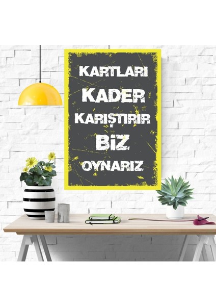 Ahşap Retro Mdf Poster , Komik Sözler , Duvar Yazıları , Manzara , Tarih , Edebiyat - TBL0344
