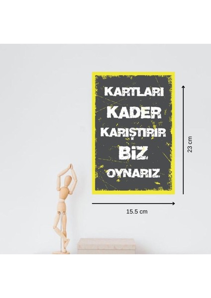 Ahşap Retro Mdf Poster , Komik Sözler , Duvar Yazıları , Manzara , Tarih , Edebiyat - TBL0344