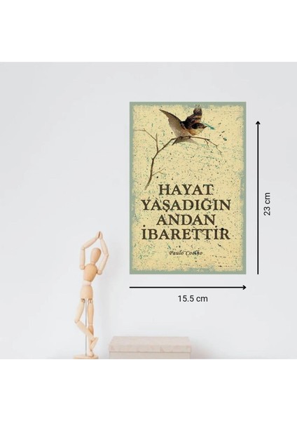 Ahşap Retro Mdf Poster , Komik Sözler , Duvar Yazıları , Manzara , Tarih , Edebiyat - TBL0171