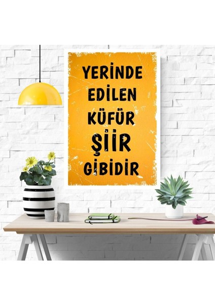 Ahşap Retro Mdf Poster , Komik Sözler , Duvar Yazıları , Manzara , Tarih , Edebiyat - TBL0385
