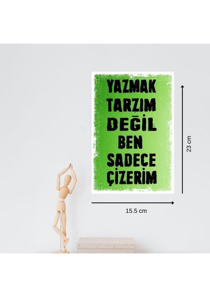 Ahşap Retro Mdf Poster , Komik Sözler , Duvar Yazıları , Manzara , Tarih , Edebiyat - TBL0386