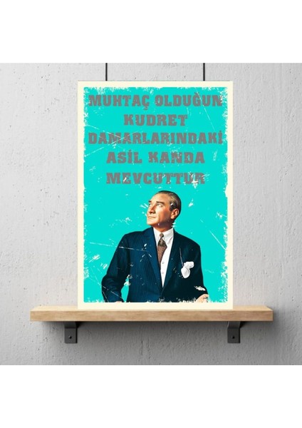 Ahşap Retro Mdf Poster , Komik Sözler , Duvar Yazıları , Manzara , Tarih , Edebiyat - TBL0357
