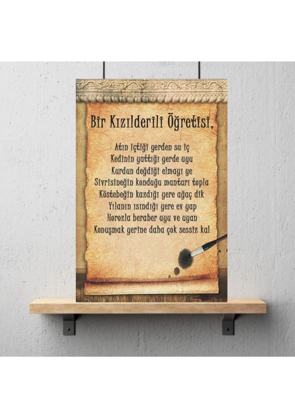 Ahşap Retro Mdf Poster , Komik Sözler , Duvar Yazıları , Manzara , Tarih , Edebiyat - TBL0186