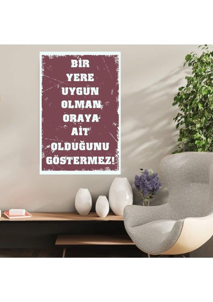 Ahşap Retro Mdf Poster , Komik Sözler , Duvar Yazıları , Manzara , Tarih , Edebiyat - TBL0364