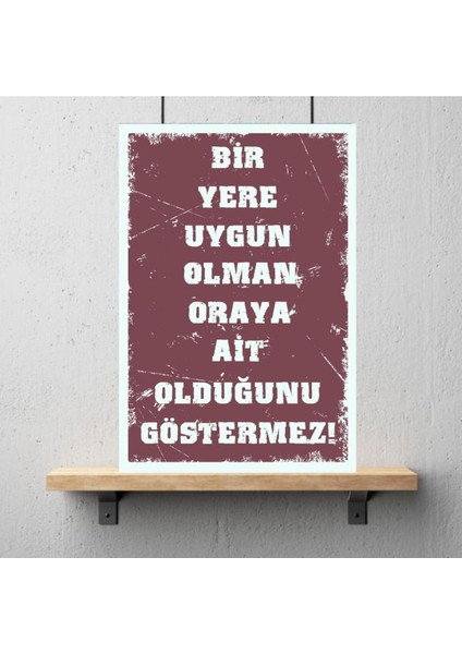 Ahşap Retro Mdf Poster , Komik Sözler , Duvar Yazıları , Manzara , Tarih , Edebiyat - TBL0364 modelleri