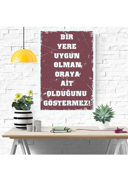 Ahşap Retro Mdf Poster , Komik Sözler , Duvar Yazıları , Manzara , Tarih , Edebiyat - TBL0364 fırsatları