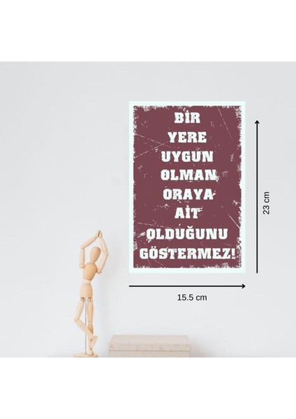 Ahşap Retro Mdf Poster , Komik Sözler , Duvar Yazıları , Manzara , Tarih , Edebiyat - TBL0364 indirimleri