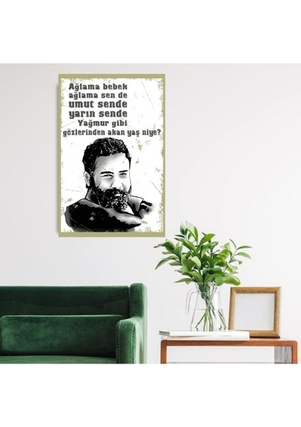 Ahşap Retro Mdf Poster , Komik Sözler , Duvar Yazıları , Manzara , Tarih , Edebiyat - TBL0360