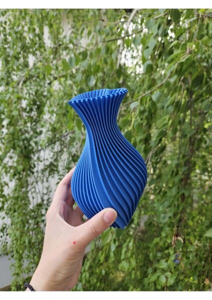 Spiral Tasarımlı 3D Baskı Vazo