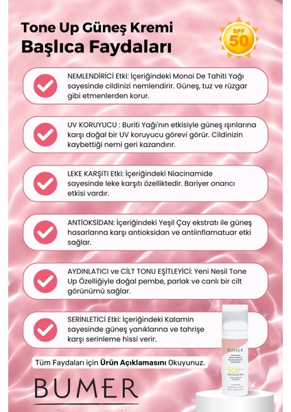 Renkli Güneş Koruyucu Krem Spf 50+