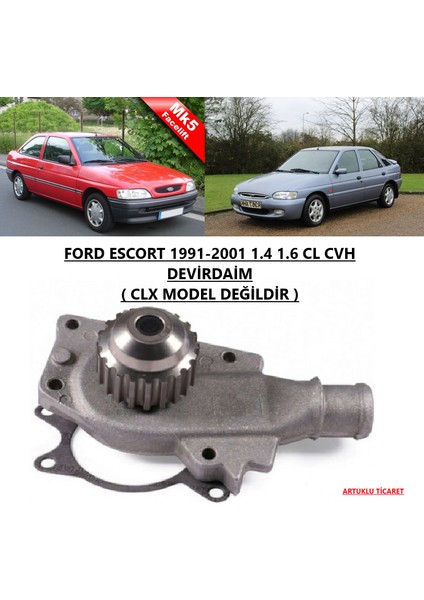 Ford Escort 1991-2001 1.4 1.6 cl Cvh Devirdaim ( Clx Model Değildir )