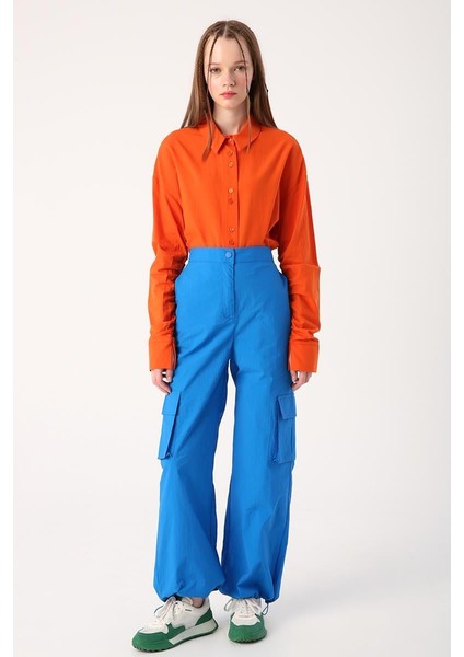 Saks-Kargo Cepli Paçası Büzgülü Paraşüt Pantolon fiyatları