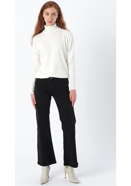 Antrasit-Bol Paça Denim Pantolon fiyatları