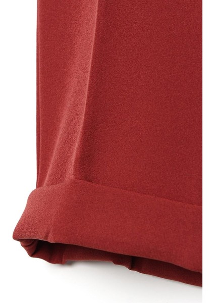 Kiremit-Beli Lastikli Havuc Pantolon indirimleri