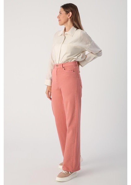 Gül-Rahat Kalıp Bol Paça Pantolon modelleri