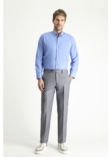 Uzun Kol Slim Fit Dar Kesim Non Iron Ütü Gerektirmeyen Pamuklu Gömlek fiyatları