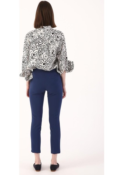 Indigo-Dar Paça Kumaş Pantolon fırsatları