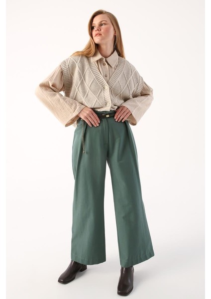 Nefti-Pileli Bol Paça Pantolon indirimleri