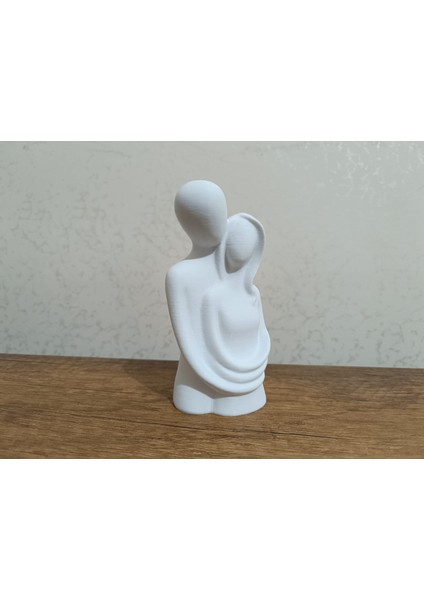 Sevgili Aşıklar Sarılmış Biblo Dekor Heykel Dekor 12 x 5 x 6 cm modelleri