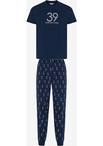West Pier Çok Renkli Pantolon Pijama Takımı