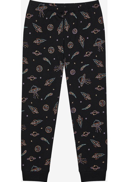 Pamuklu Erkek Çocuk Bubble 2li Çok Renkli Pijama Takımı