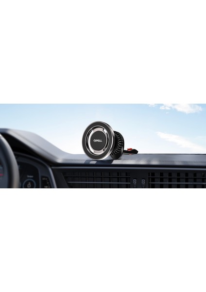 PL-H07 Magsafe Araç Içi Cep Telefonu Tutucu 360 ° Dönebilen