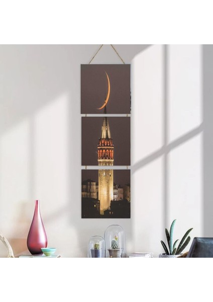 Ahşap Katlanabilir 3lü Tablo - TBL0090 fırsatları