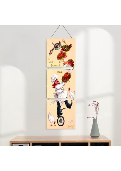 Ahşap Katlanabilir 3lü Tablo - TBL0055 modelleri