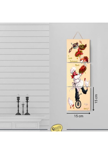 Ahşap Katlanabilir 3lü Tablo - TBL0055 indirimleri