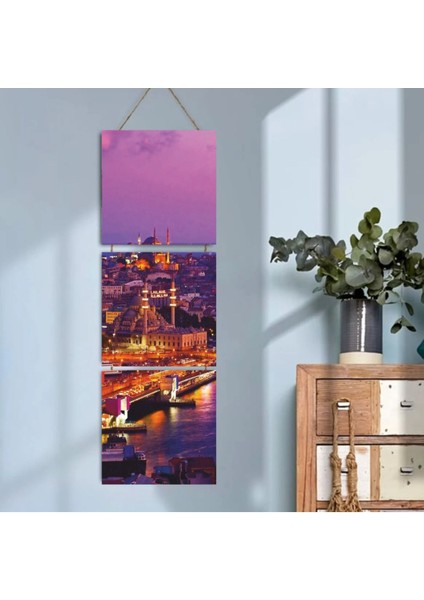 Ahşap Katlanabilir 3lü Tablo - TBL0102