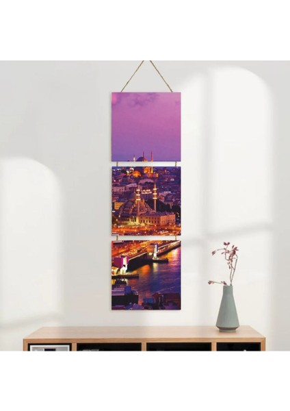 Ahşap Katlanabilir 3lü Tablo - TBL0102