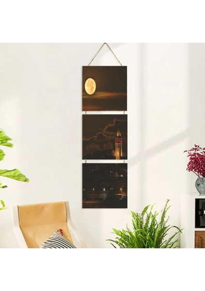 Ahşap Katlanabilir 3lü Tablo - TBL0101 fiyatları