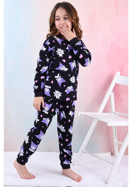 Kuromi Kız Çocuk Pijama Takımı