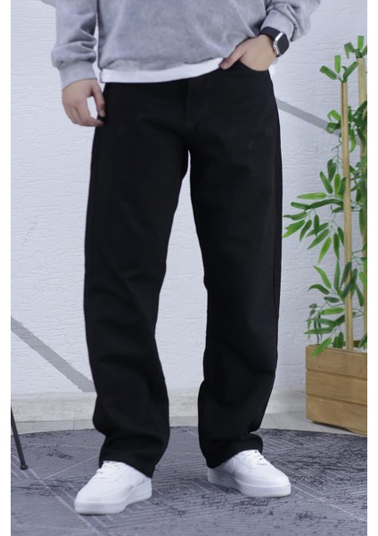 Erkek Baggy Bol Kesim Kot Pantolon fiyatları
