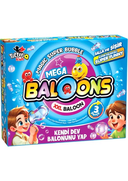Mega Dev Baloncuk-Eğlenceli Büyük Köpük Baloncuklar