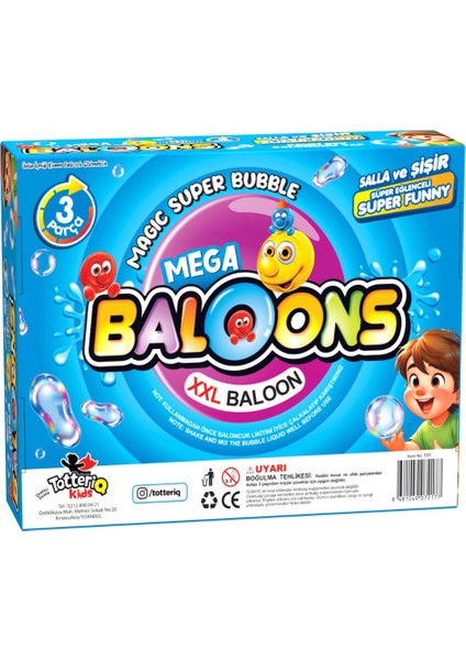 Mega Dev Baloncuk-Eğlenceli Büyük Köpük Baloncuklar