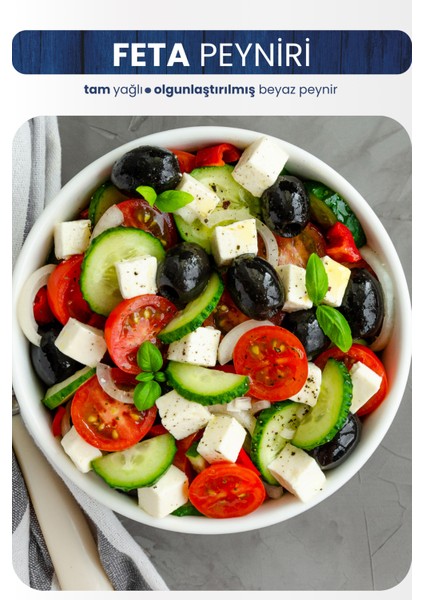 Feta Peyniri 5 Kg. Bütün - Tam Yağlı Olgunlaştırılmış Beyaz Peynir - Feta Cheese fırsatları